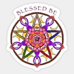 Goddess Blessed Be Sticker